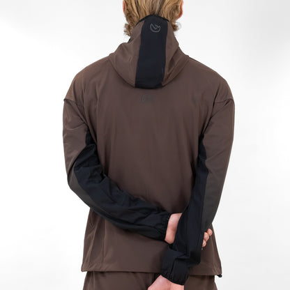 Flux SS26 Gradient Jacket - Chocolate/Black