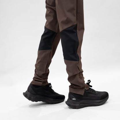 Pantalones degradados Junior SS26 - Negro/Chocolate