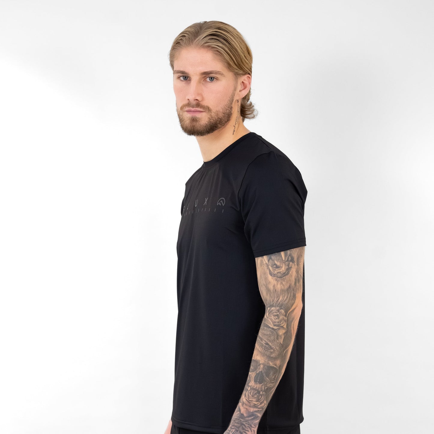 Flux SS26 Graphic Logo T-Shirt - Black/Black