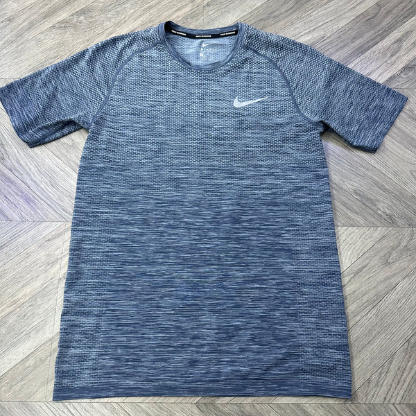 Nike TechKnit Blue & Grey T-Shirt