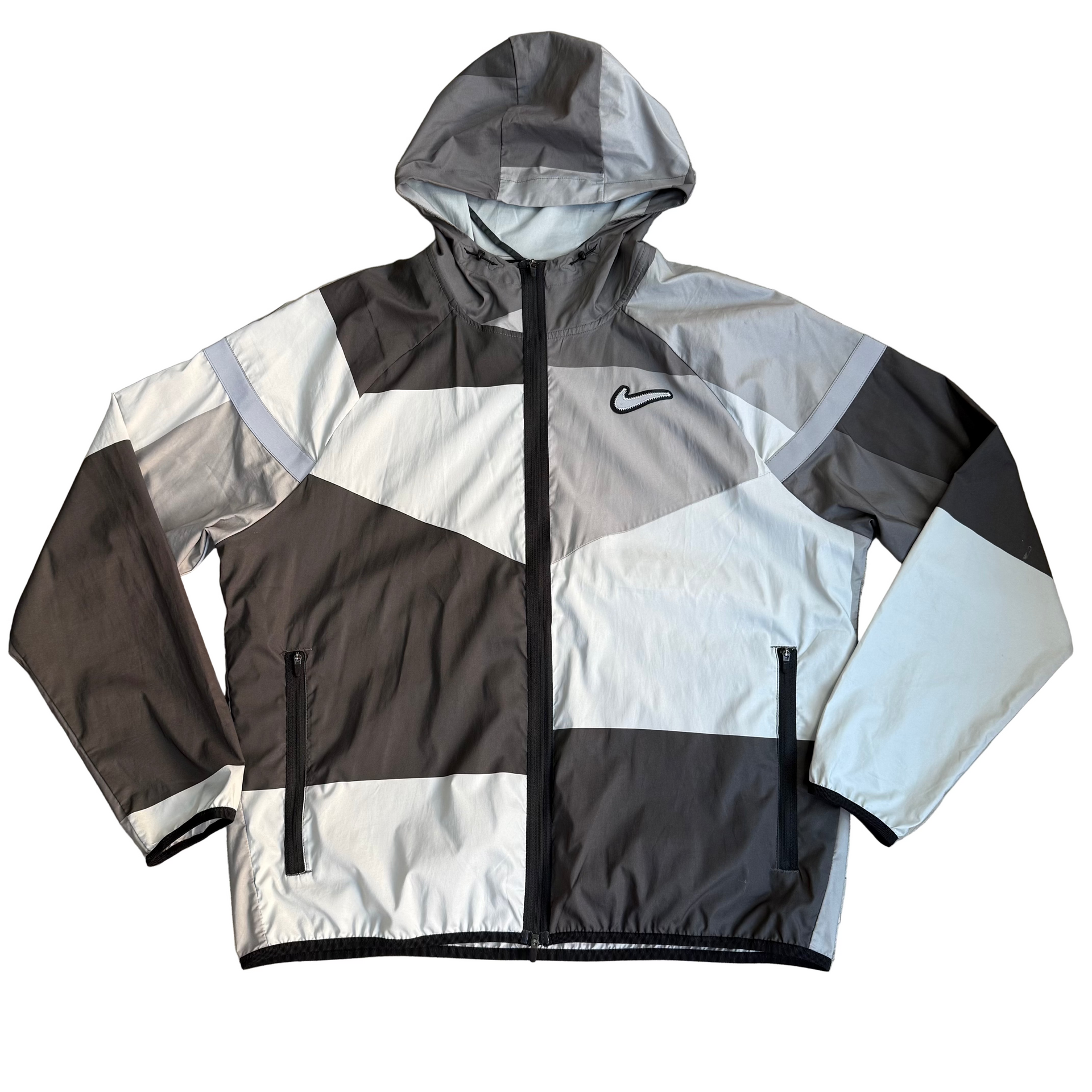 Windrunner Wild Nike Running Wild Run Jacket In White Grey Wild