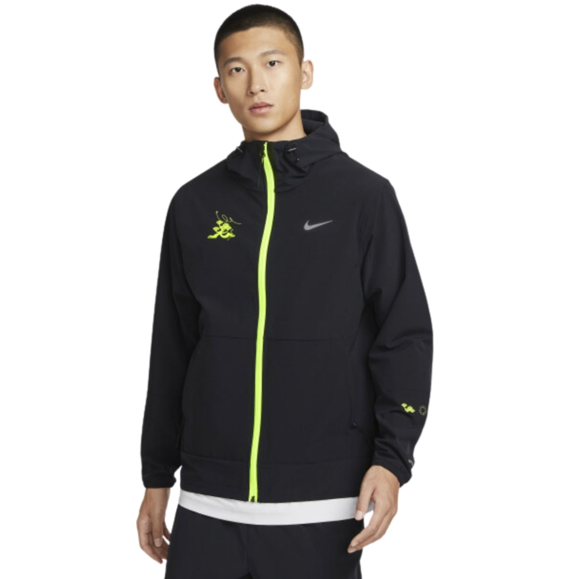 Nike Asia Exclusive Jacket Black Neon (HQ735-010) | Block P