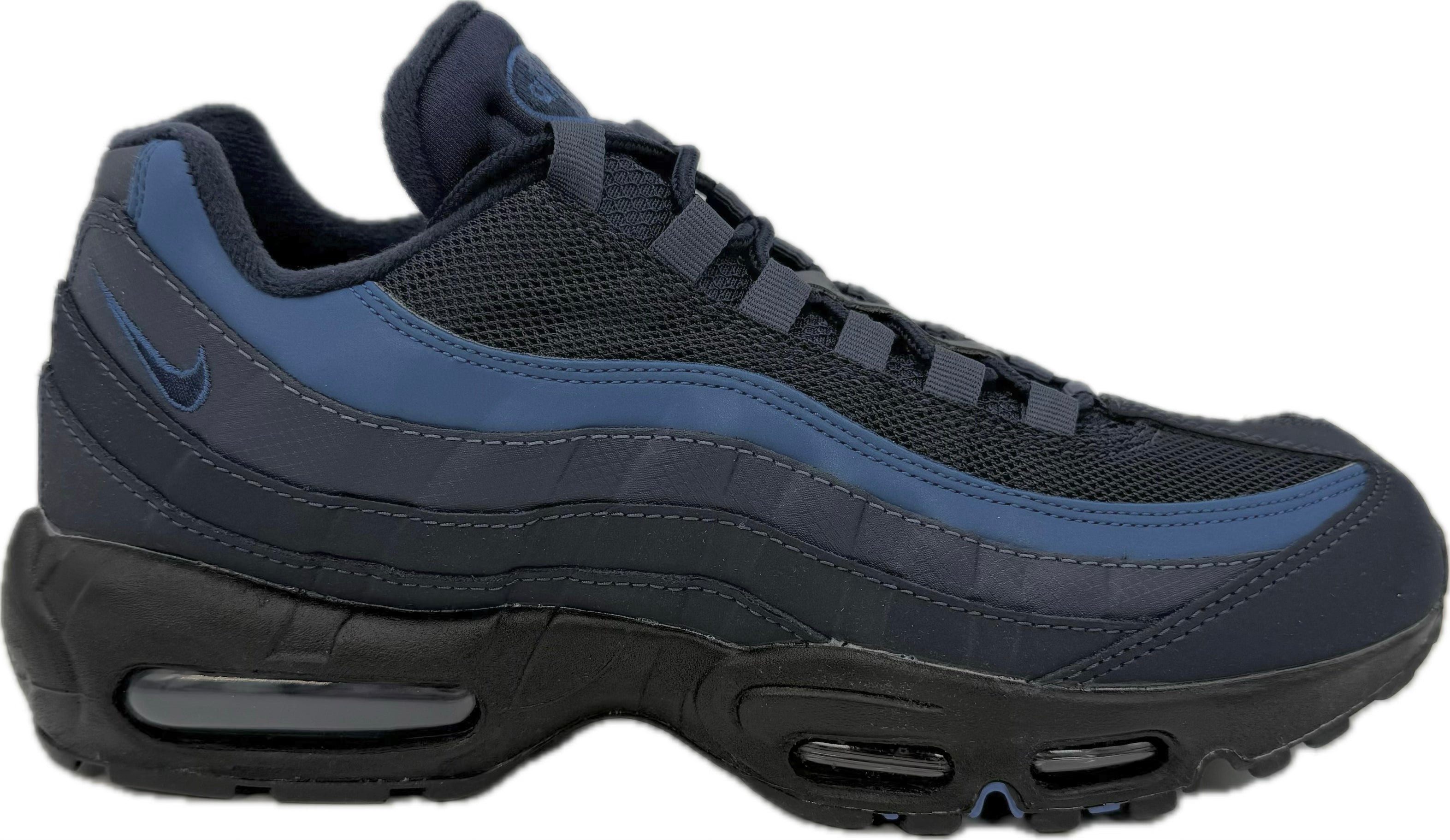 Nike Air Max 95 Harbour Blue on-foot lifestyle shot — Block P Liverpool