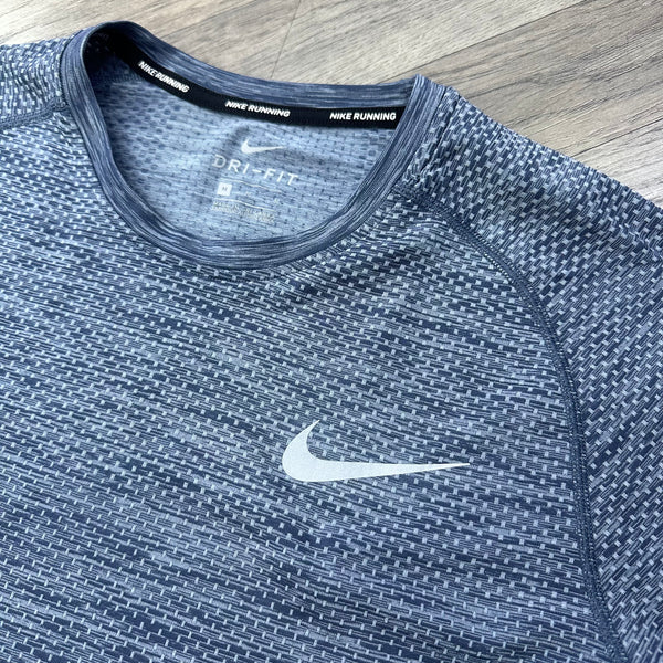 Nike TechKnit Blue & Grey T-Shirt