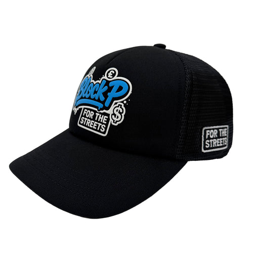 Block P Foam Cap — available at Block P Liverpool, 36 Renshaw Street L1 4EF