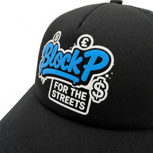 Block P Foam Cap rear view — Block P Liverpool