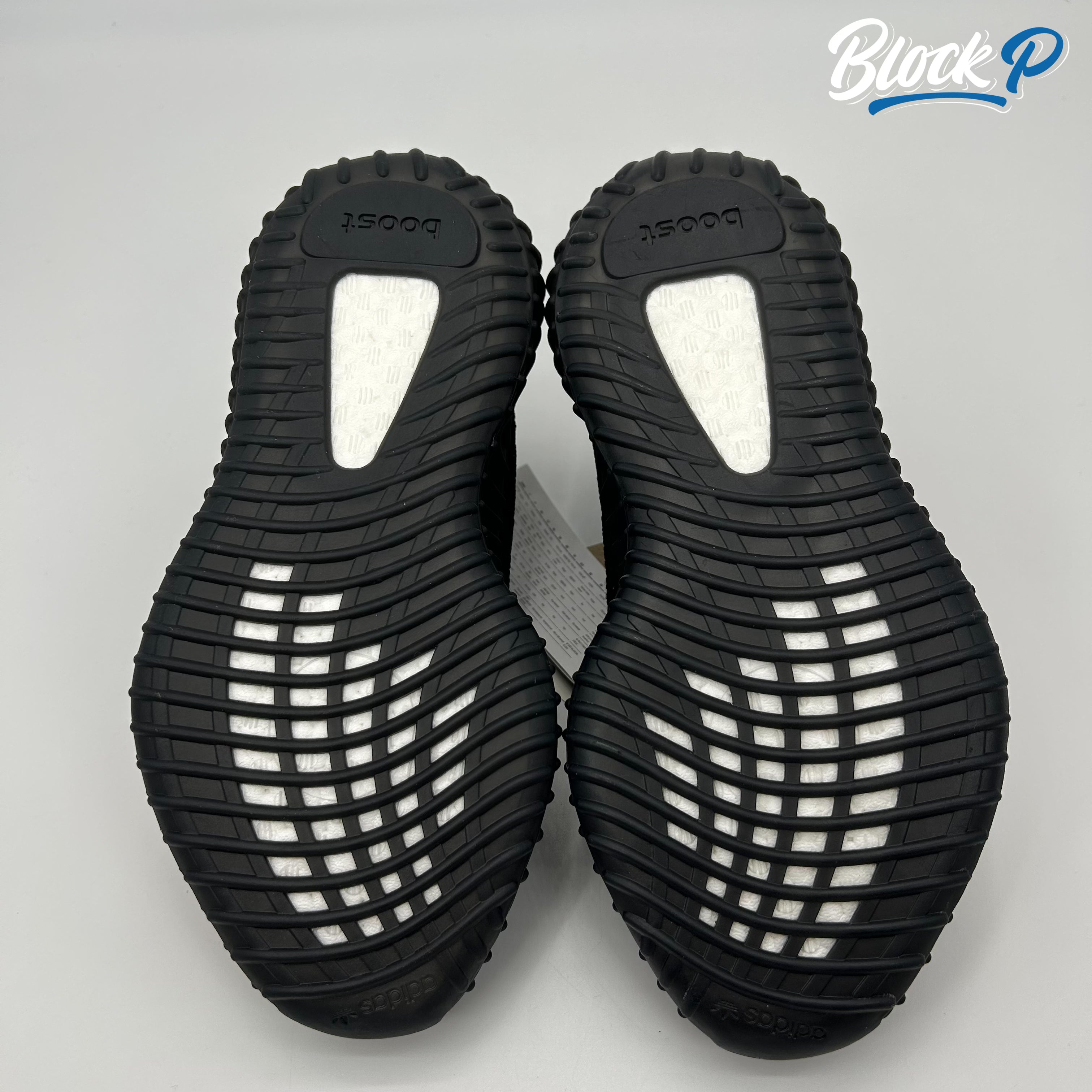 Adidas Yeezy 350 Boost Red Stripe sole detail — Block P Liverpool