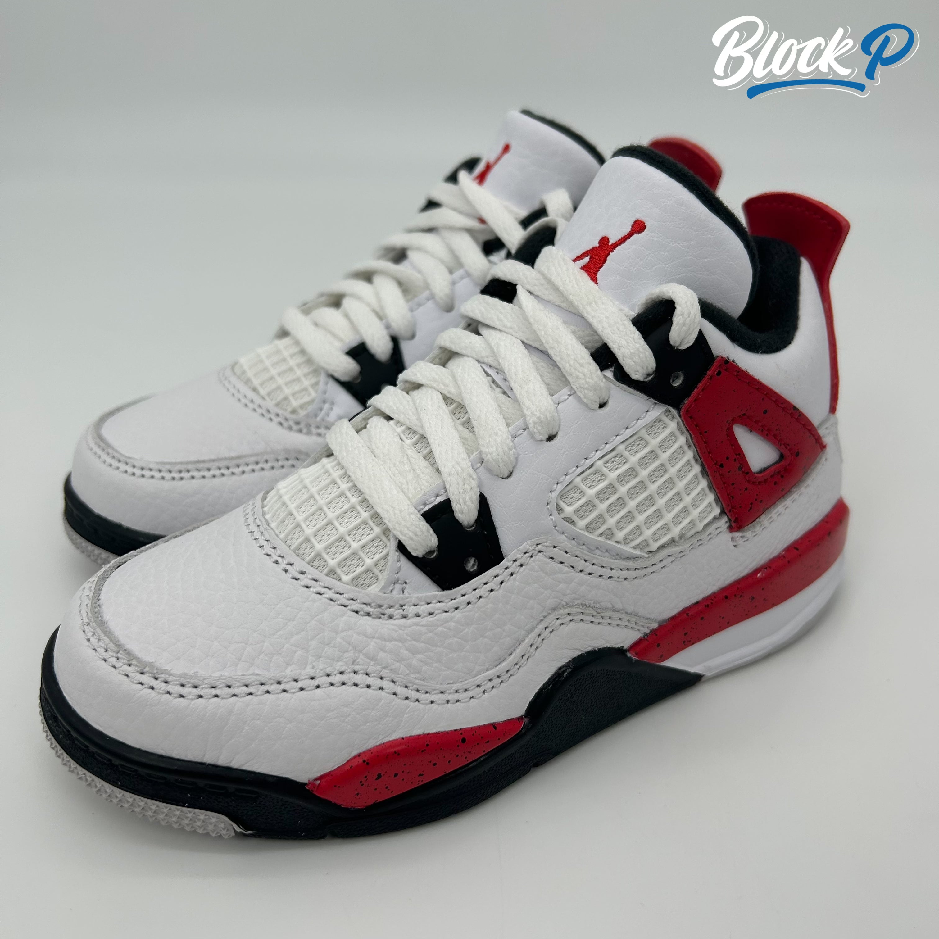 Nike Jordan 4 Red Cement PS rear view — Block P Liverpool