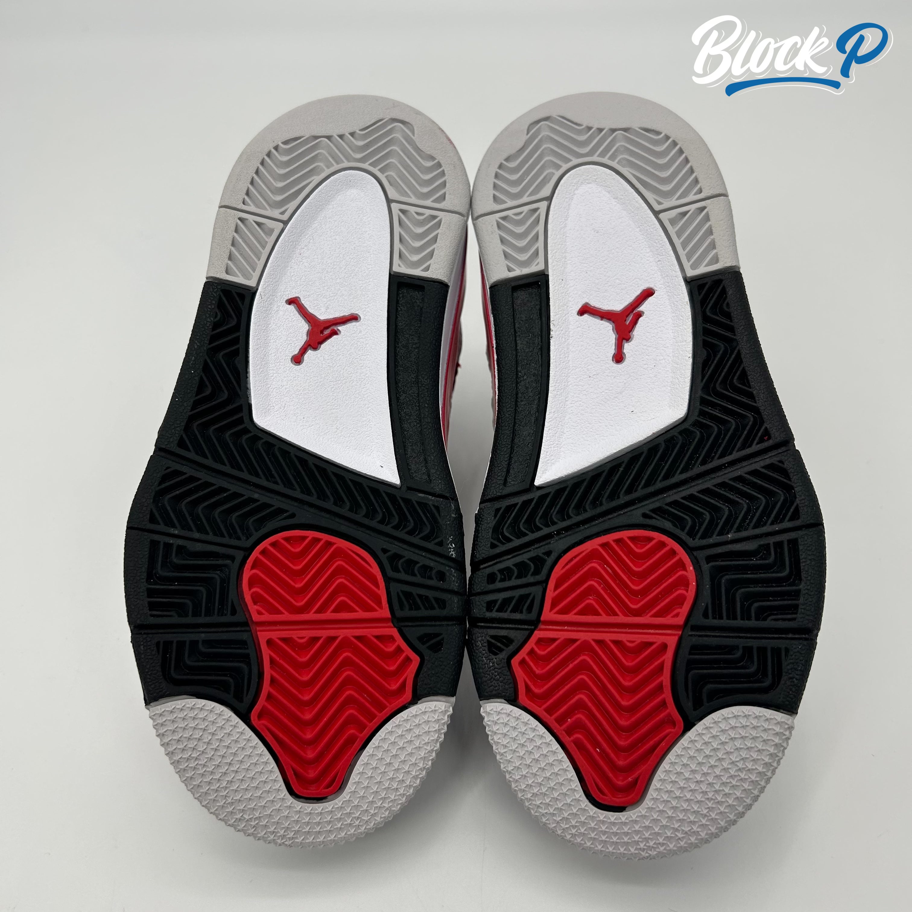 Nike Jordan 4 Red Cement PS sole detail — Block P Liverpool