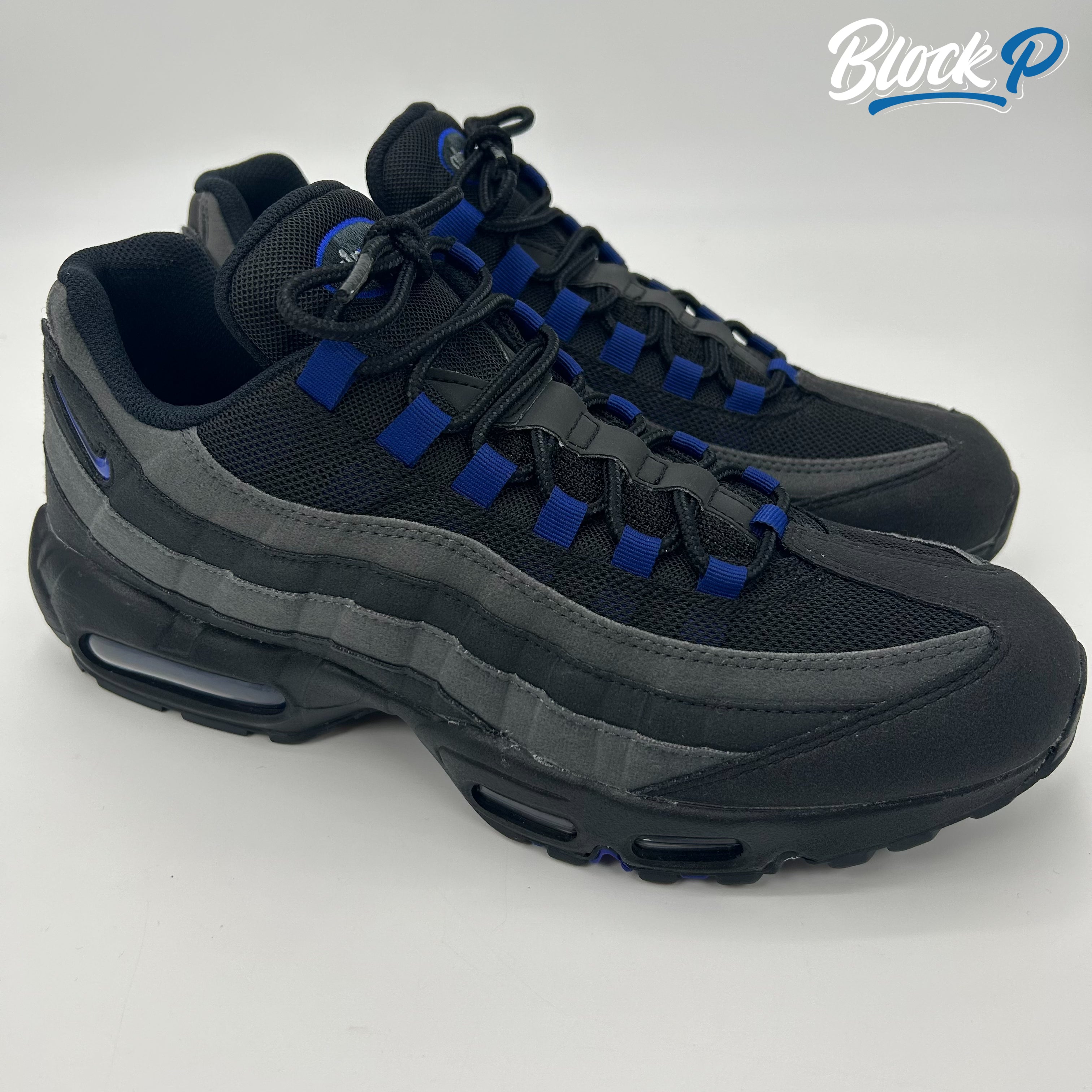 Nike Air Max 95 Blue Jewel front view — available at Block P Liverpool, 36 Renshaw Street L1 4EF