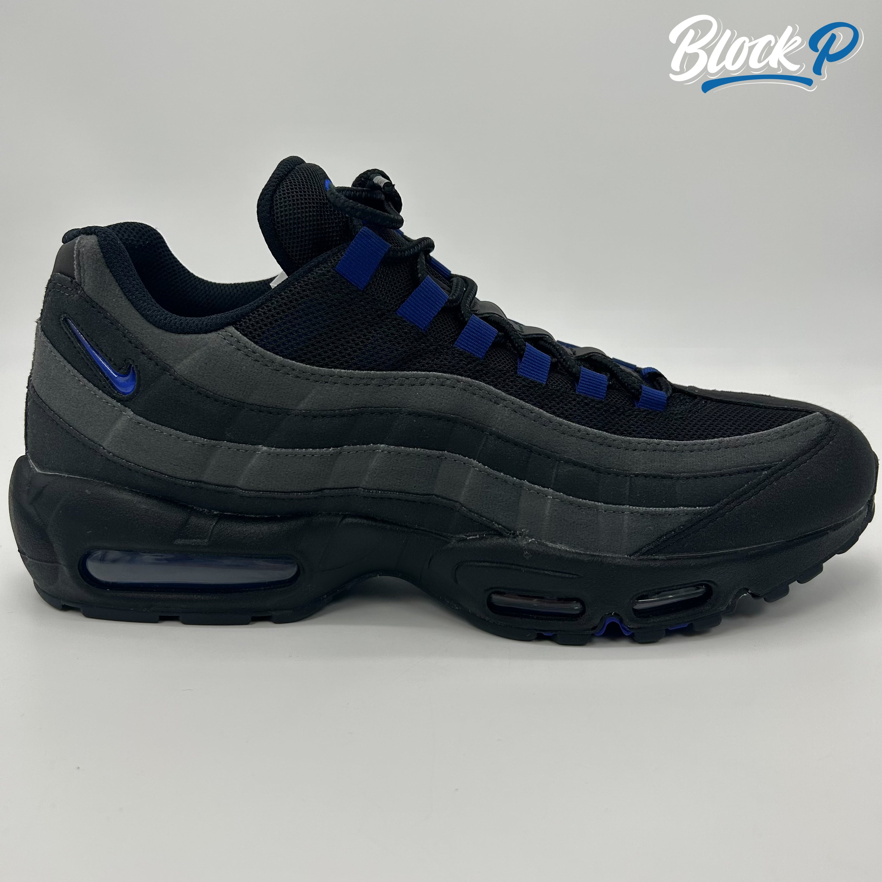 Nike Air Max 95 Blue Jewel side profile — Block P Liverpool