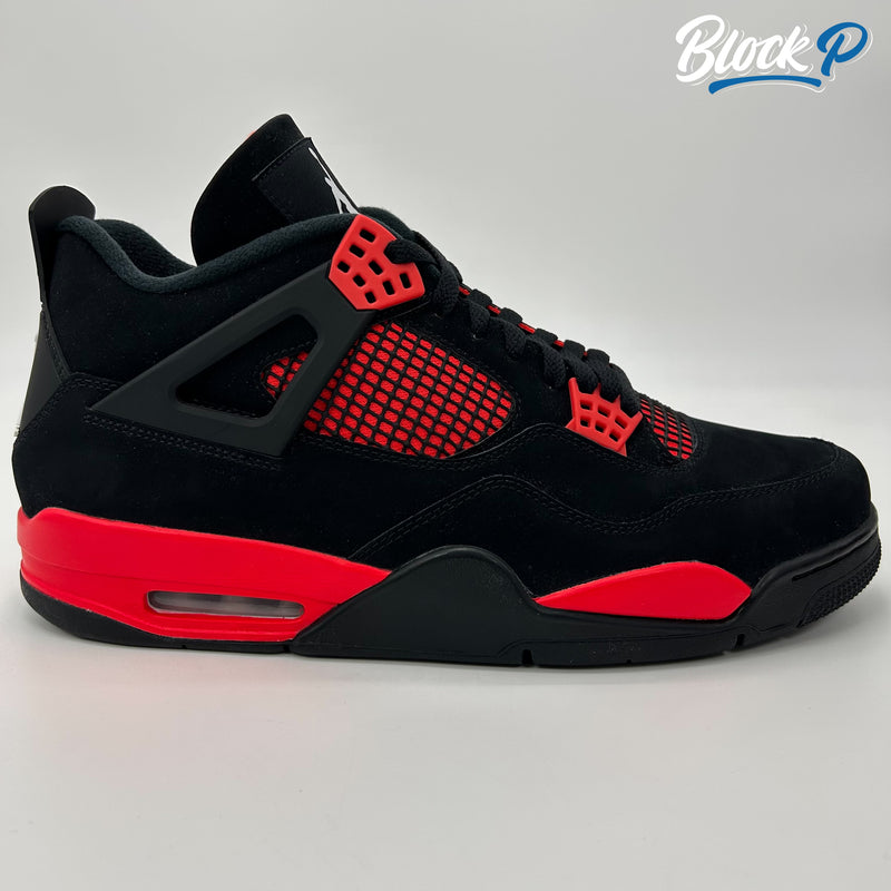Air jordan iv black sales red