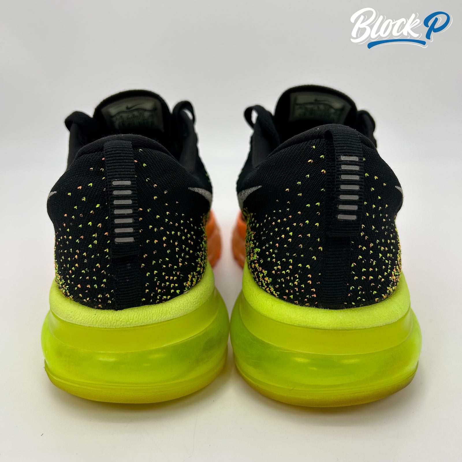 Nike Air FlyKnit Orange Black Block P