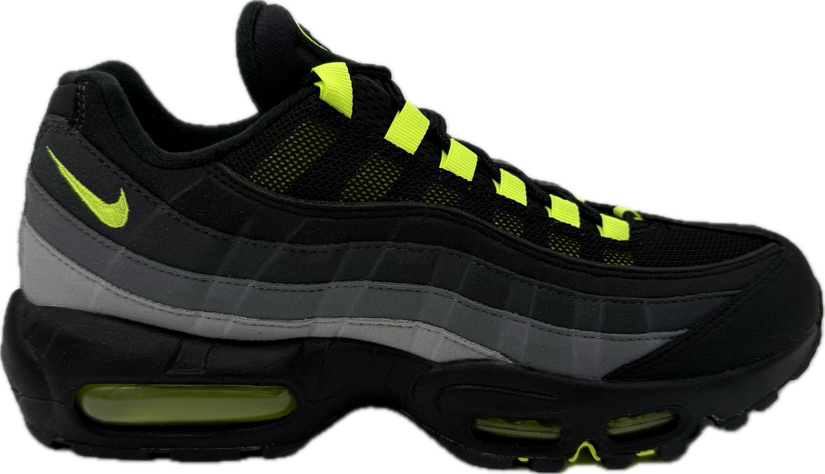 Nike Air Max 95 Reverse Neon lifestyle shot — Block P Liverpool