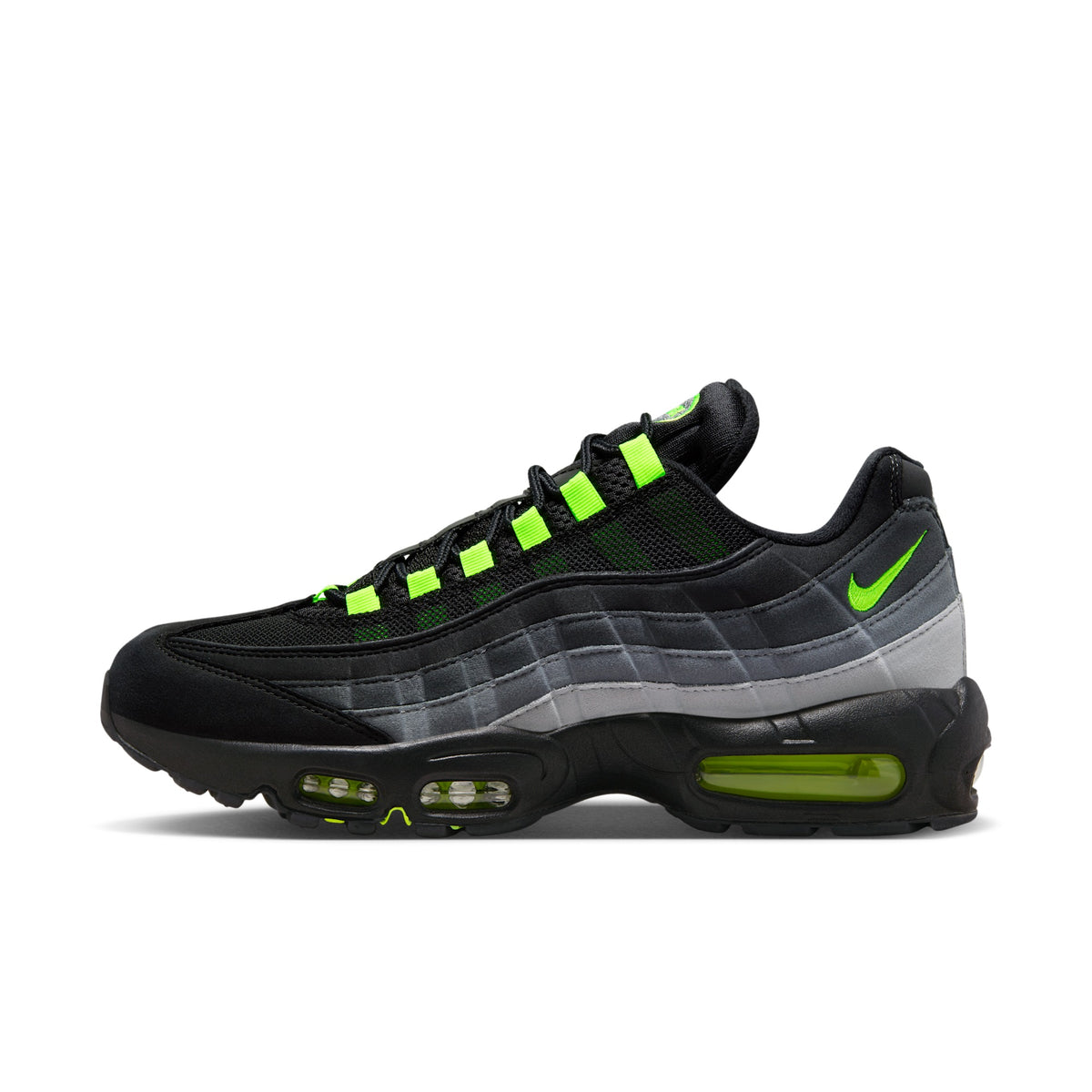 Nike Air Max 95 Reverse Neon on-foot shot — Block P Liverpool