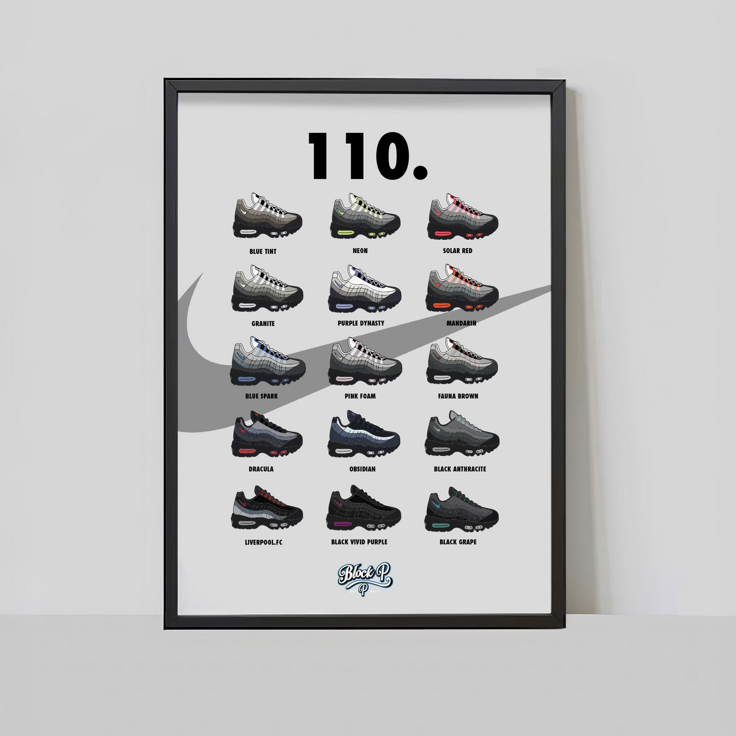 Air Max 95 110 Collection A3 Print 3.0