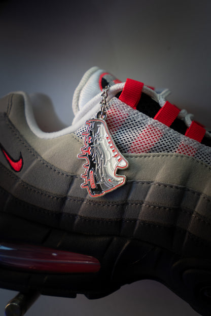 Block P Air Max 95 Solar Red Keychain