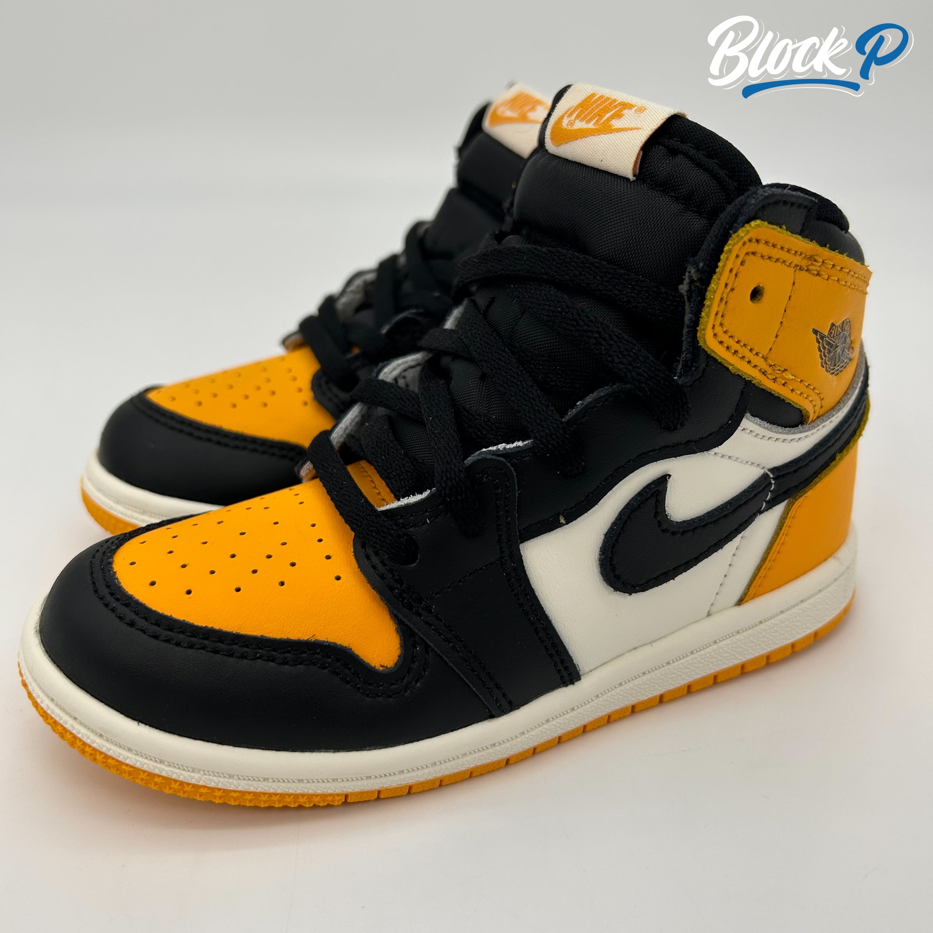Nike Air Jordan 1 Taxi TD rear view — Block P Liverpool