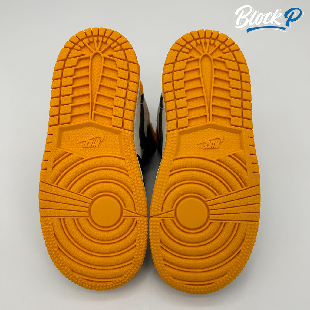 Nike Air Jordan 1 Taxi TD sole detail — Block P Liverpool