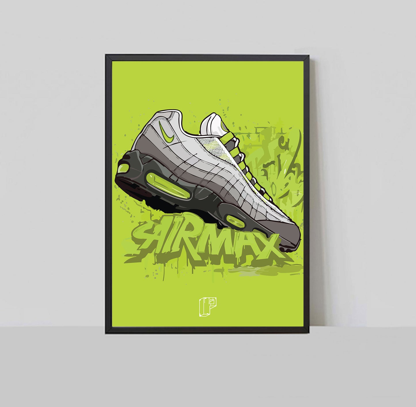 Air Max 95 110 Neon A3 Print