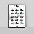 Air Max 95 110 Collection A3 Print 2.0 by Block P — premium gallery quality paper