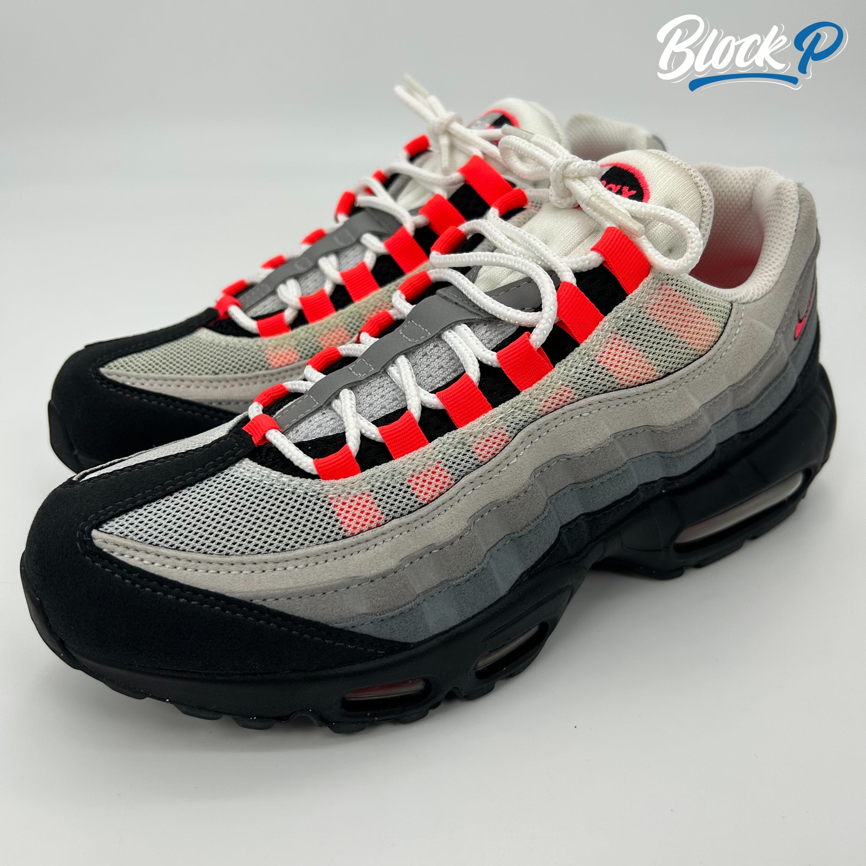Nike Air Max 95 Solar Red 2017 rear view — Block P Liverpool