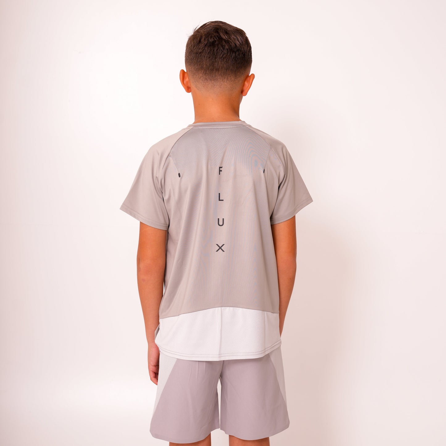SS26 Junior Madge Shorts - Light Grey/Concrete/Silver