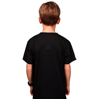 Junior SS26 Left Chest Logo - Black/Graphite
