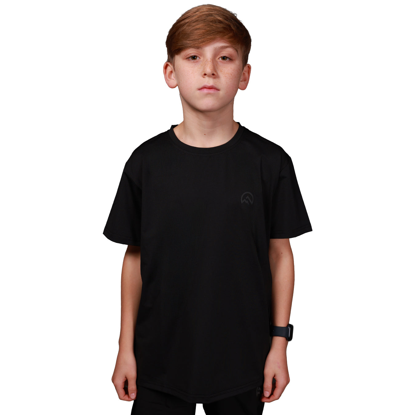 Junior SS26 Left Chest Logo - Black/Graphite