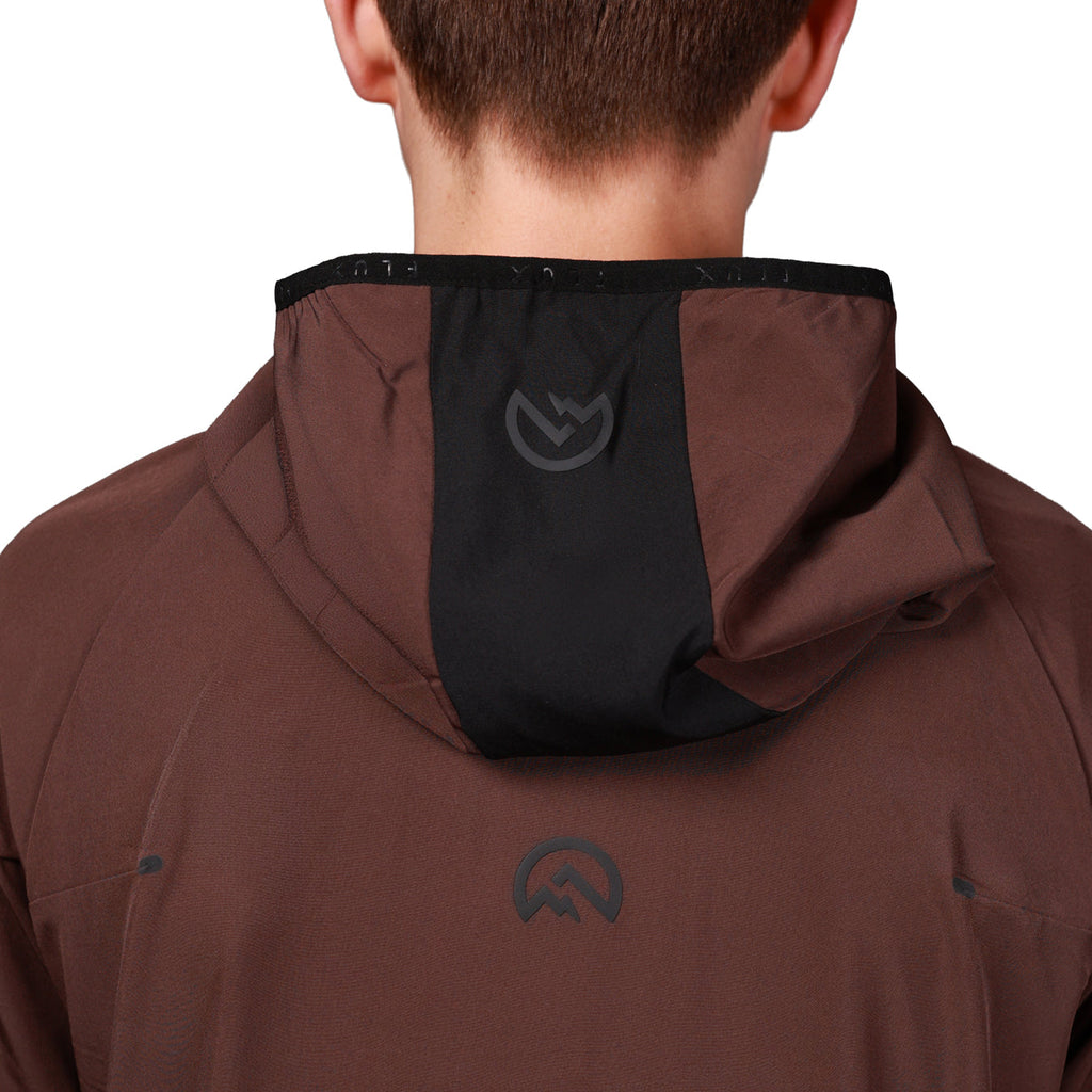 Flux Junior SS26 Gradient Jacket - Black/Chocolate