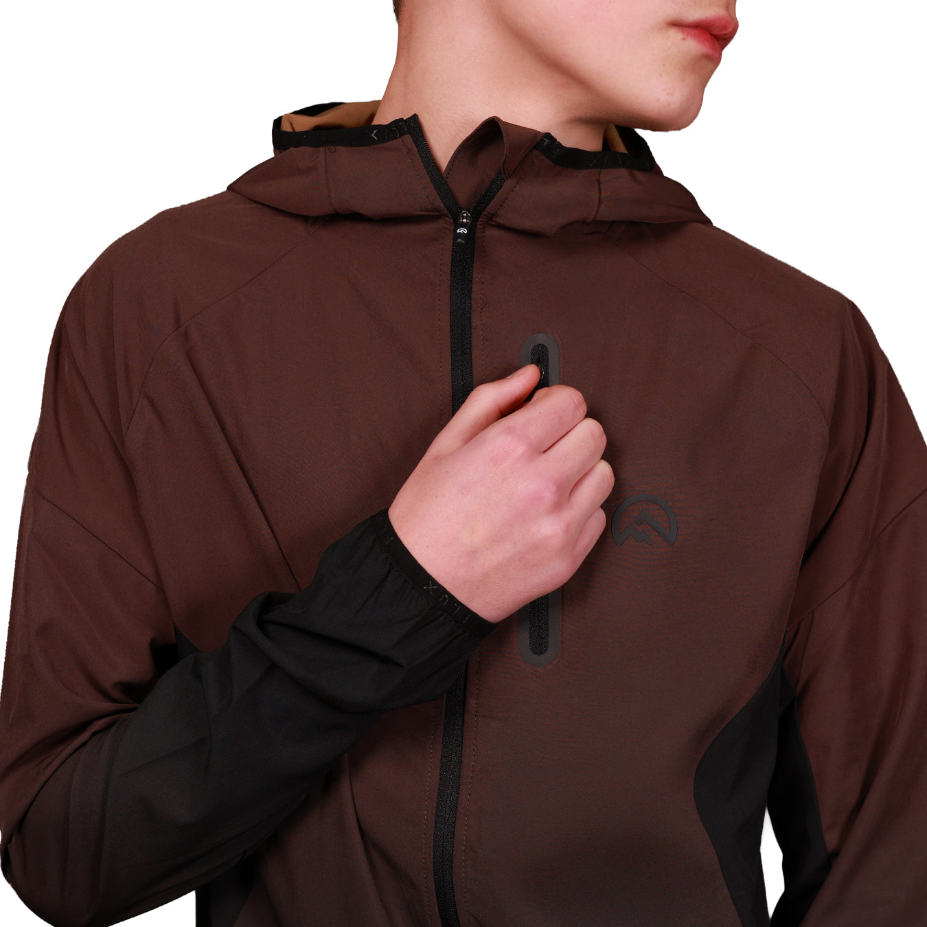 Junior SS26 Gradient Jacket - Black/Chocolate