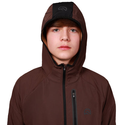 Logo Junior SS26 poitrine gauche - Chocolat