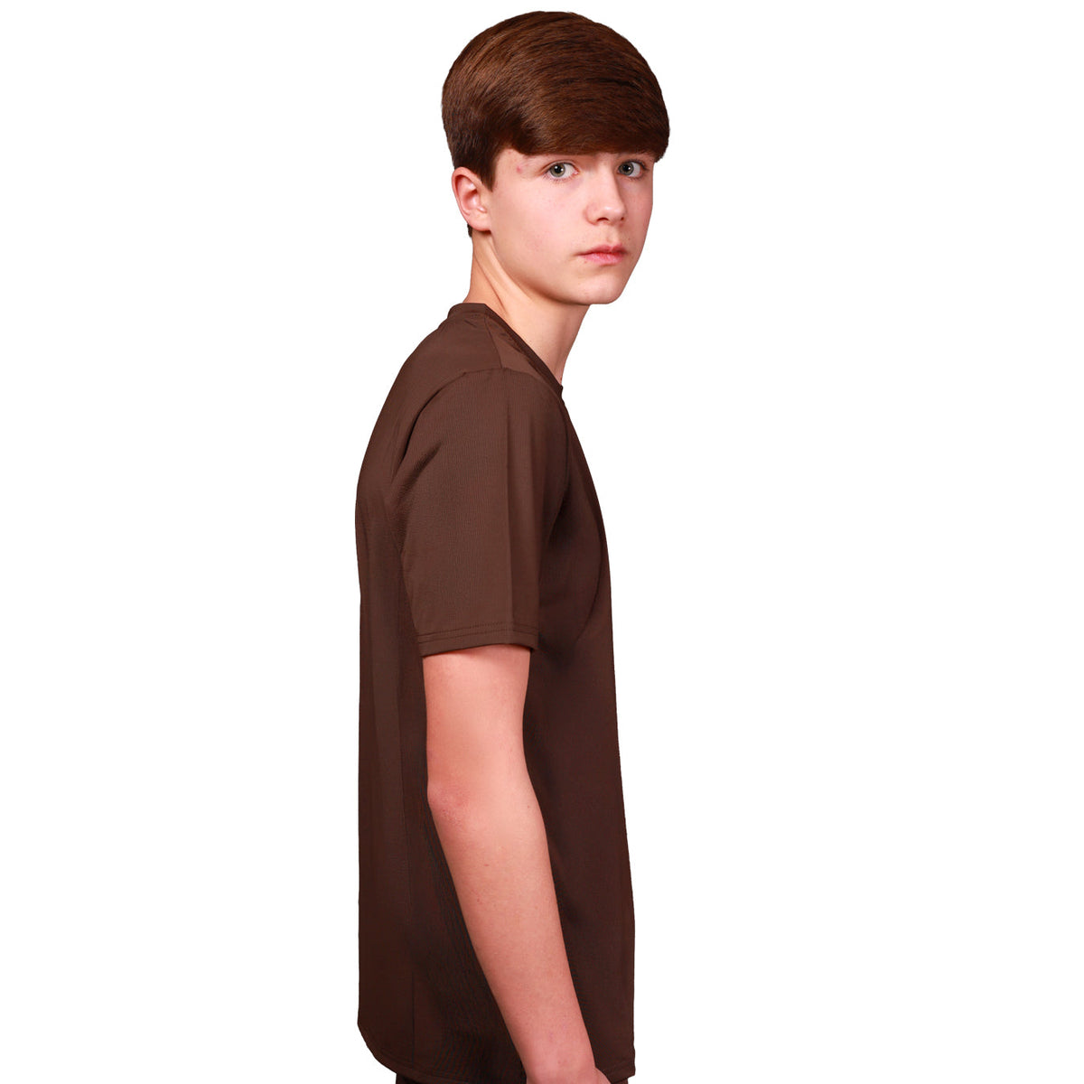 Logo Junior SS26 poitrine gauche - Chocolat