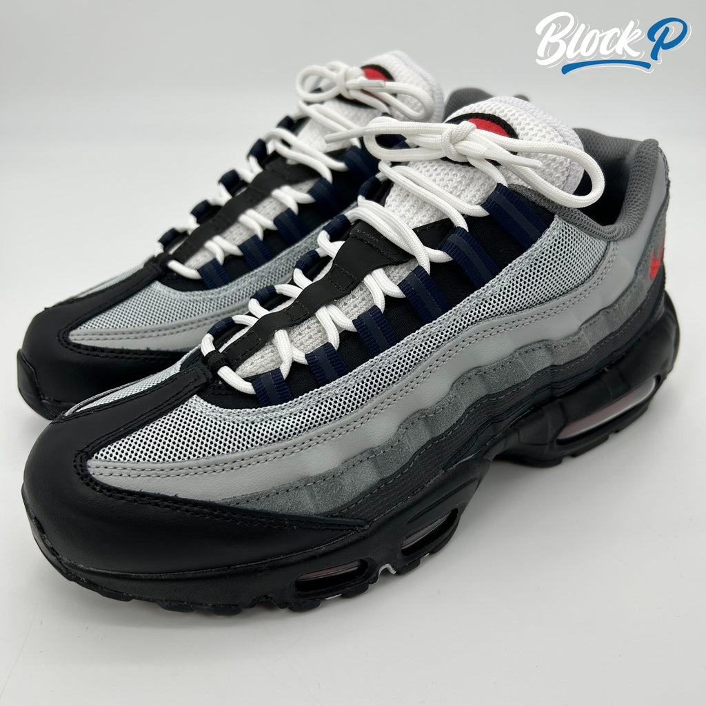 Nike Air Max 95 Track Red No Box rear view — Block P Liverpool