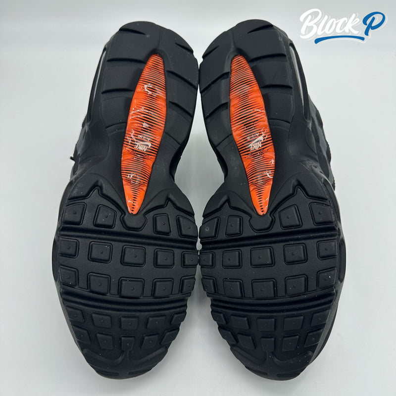 Nike air max 95 black/safety orange best sale