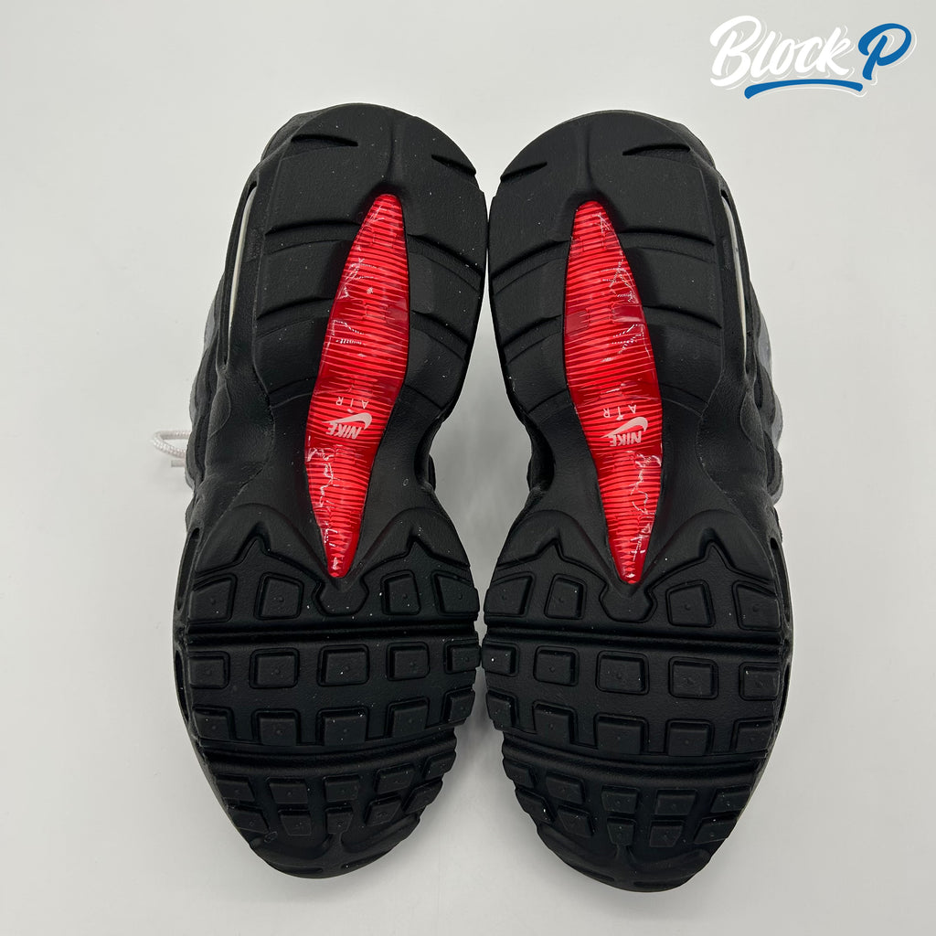Nike Air Max 95 Gym Red GS sole detail — Block P Liverpool