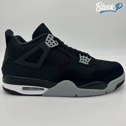 Nike Jordan 4 Black Canvas (NO BOX)