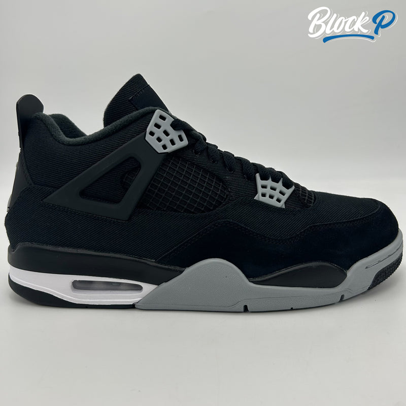 Nike Jordan 4 Black Canvas