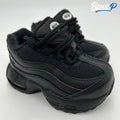 Nike Air Max 95 Black TD front view — available at Block P Liverpool, 36 Renshaw Street L1 4EF
