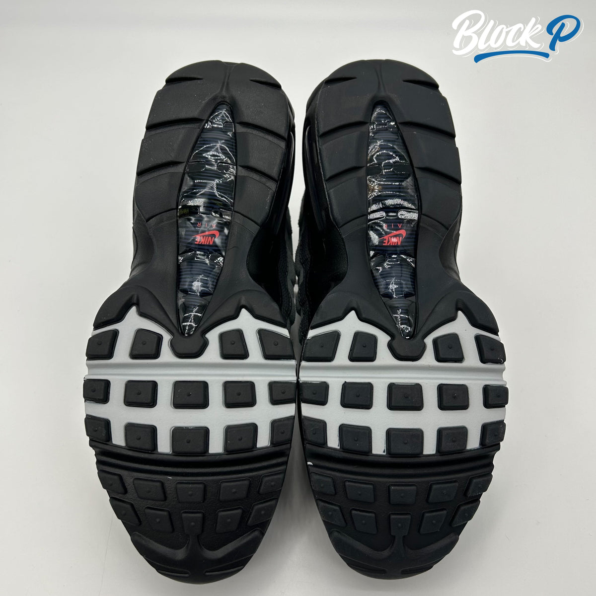 Nike Air Max 95 Track Red No Box sole detail — Block P Liverpool