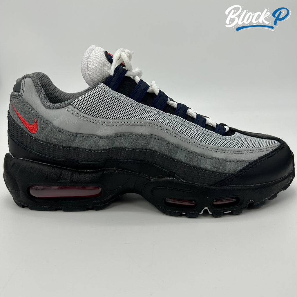 Nike Air Max 95 Track Red No Box side profile — Block P Liverpool