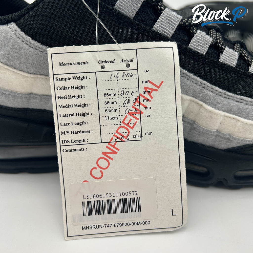 Nike Air Max 95 Sample on-foot shot — Block P Liverpool