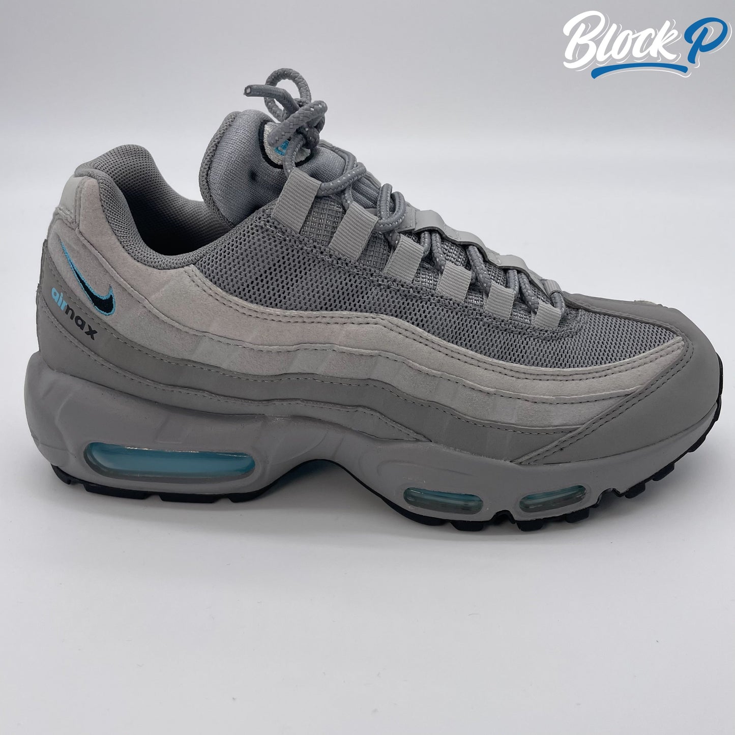Nike Air Max 95 Retro Logo Gris Aqua