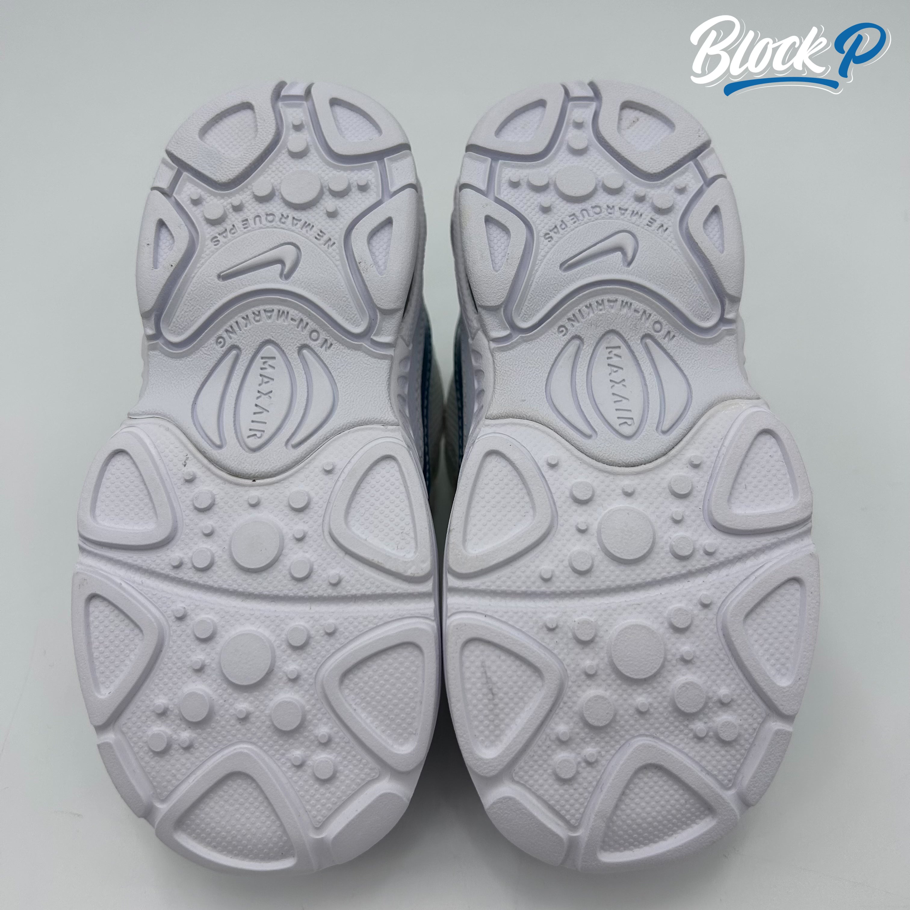 Nike Air Max 95 White TD sole detail — Block P Liverpool