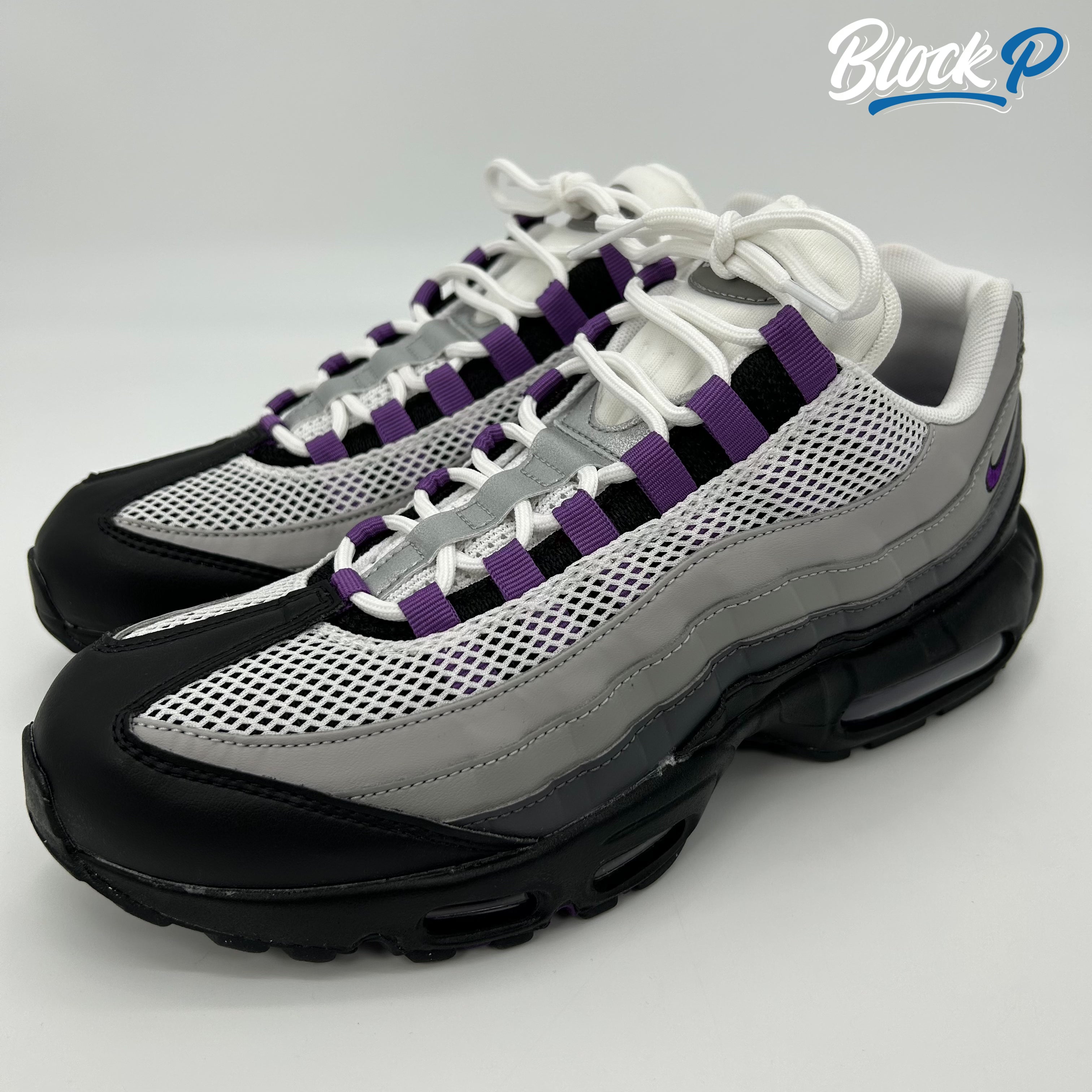 Nike Air Max 95 Disco Purple rear view — Block P Liverpool