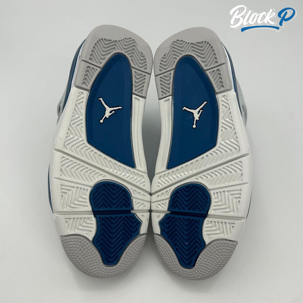 Nike Jordan 4 Military Blue (GS) sole detail — Block P Liverpool