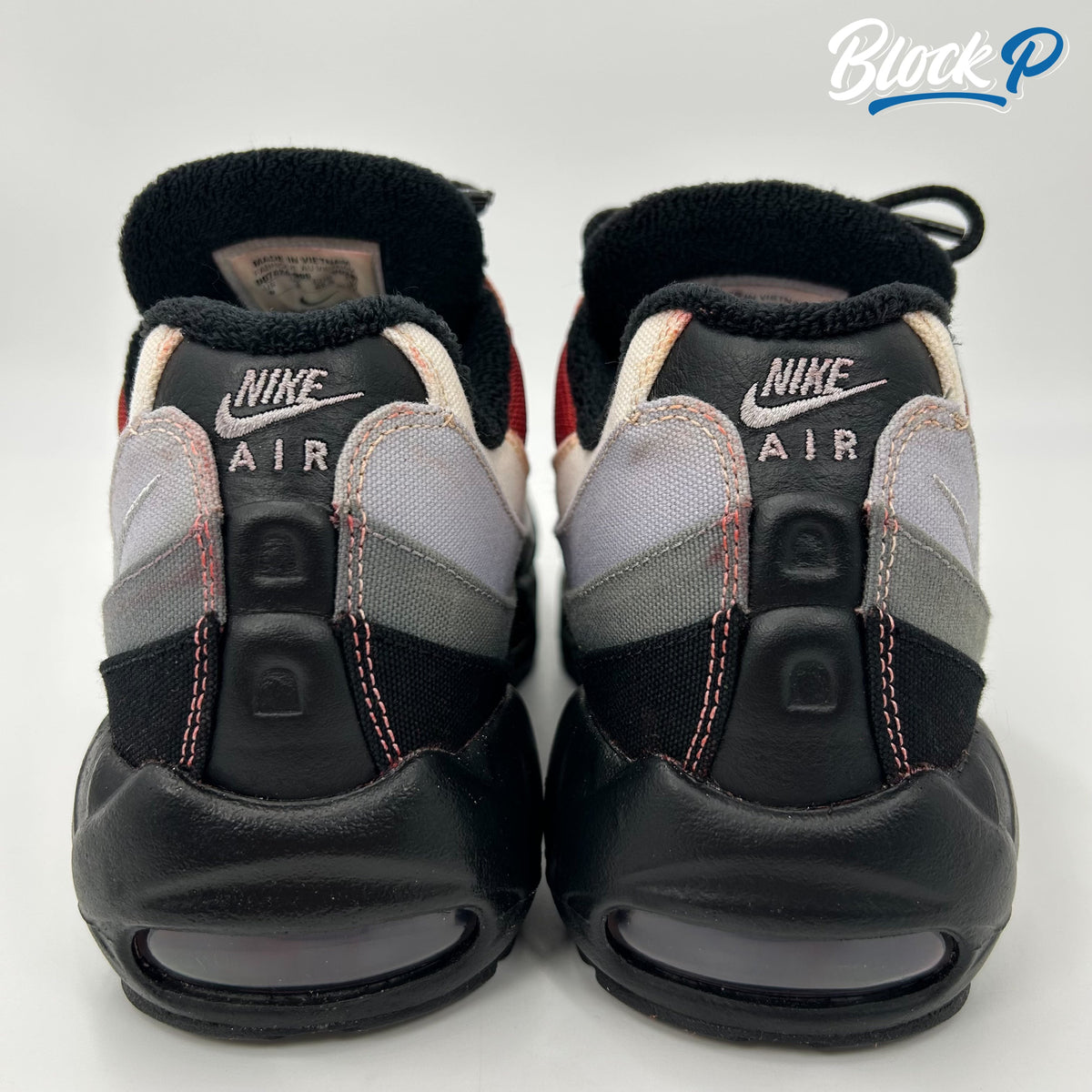 Nike Air Max 95 Lorenz OG Volcano top-down view — Block P Liverpool
