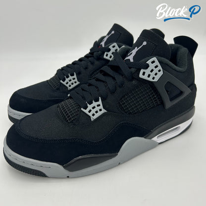Nike Jordan 4 Black Canvas (NO BOX)