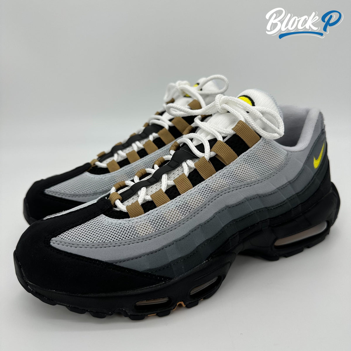 Nike Air Max 95 Icon Yellow Strike No Box rear view — Block P Liverpool