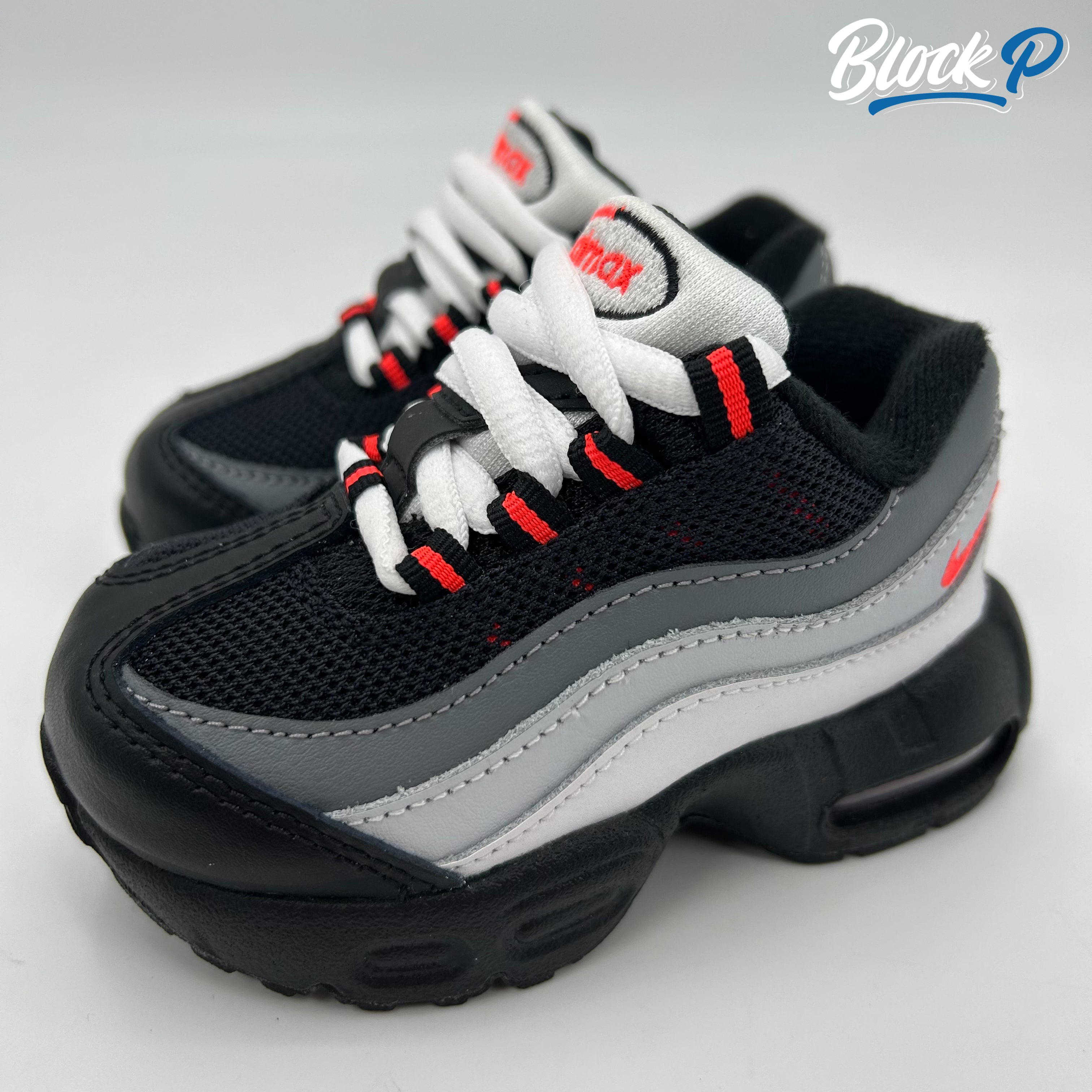 Nike Air Max 95 Infrared TD rear view — Block P Liverpool
